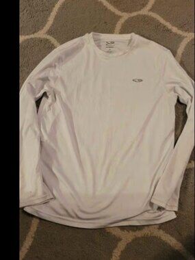 Men's size medium c9 champion white long sleeve. Great for sports undershirt